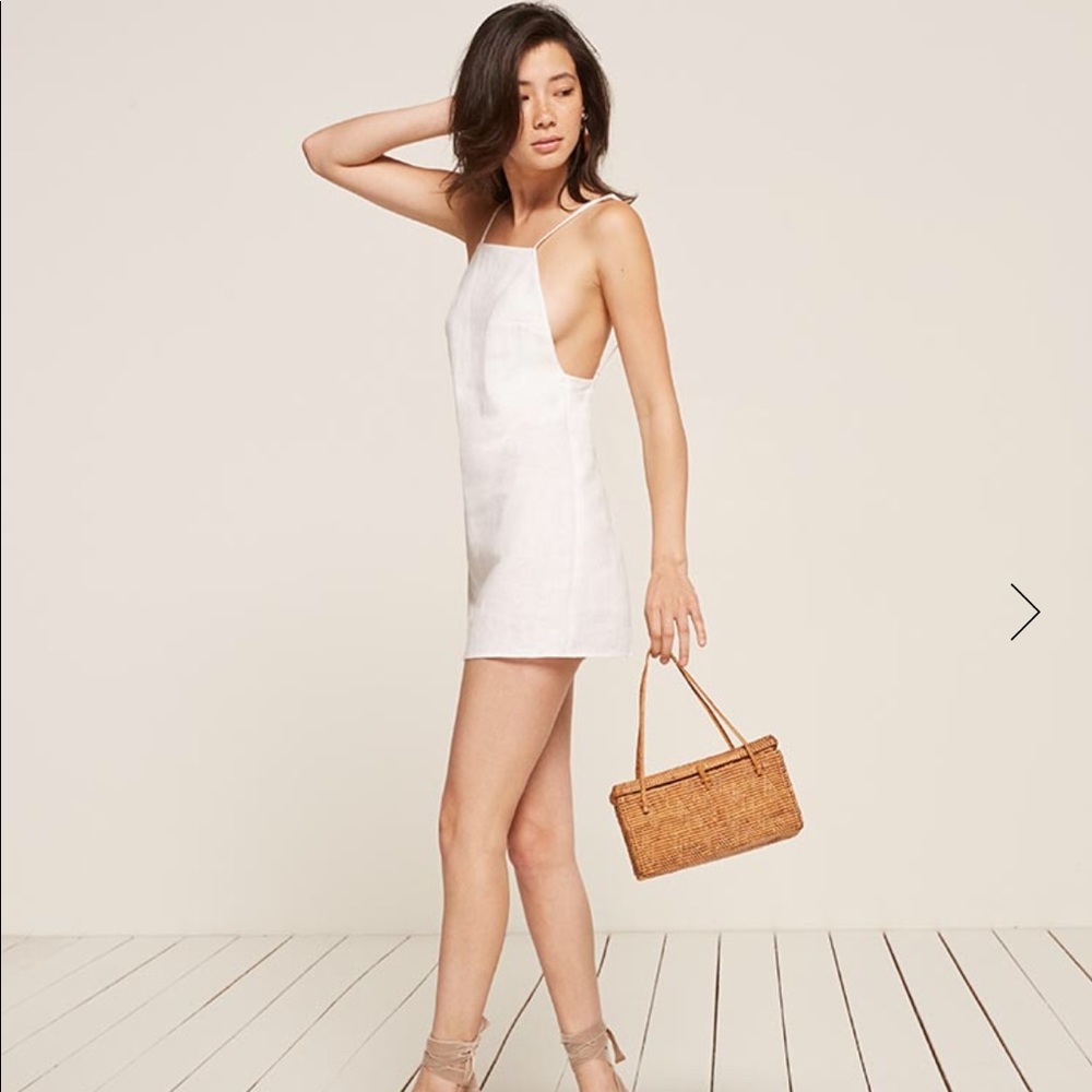 Reformation Larsa Dress in White